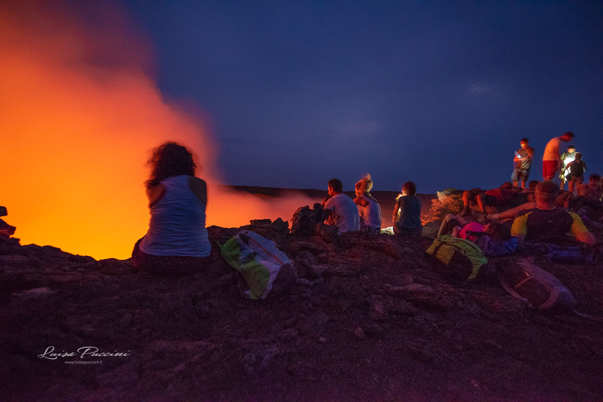 Danakil, Erta Ale, Volcano, fire, night, trekking, Dancalia, Ethiopia, Africa, adventure, wanderlust, Luisa Puccini
